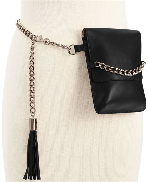 michael kors leather belt bag with tassel